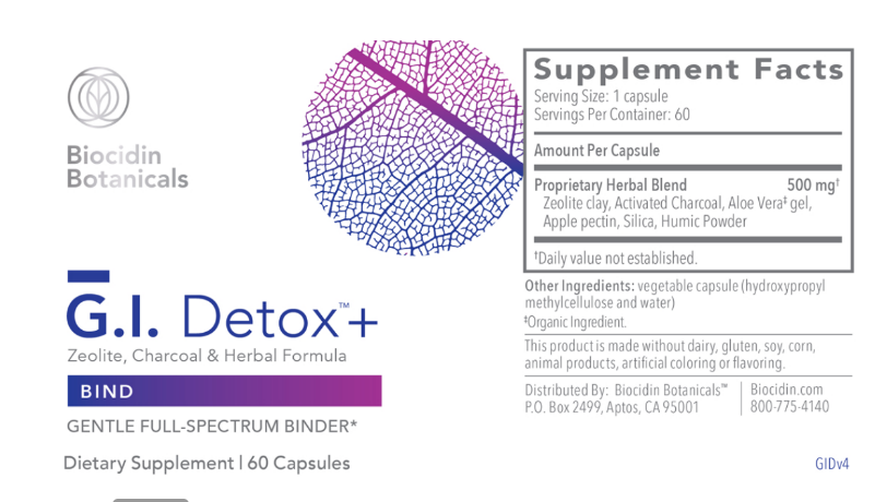 G.I. Detox + 60 vegcaps