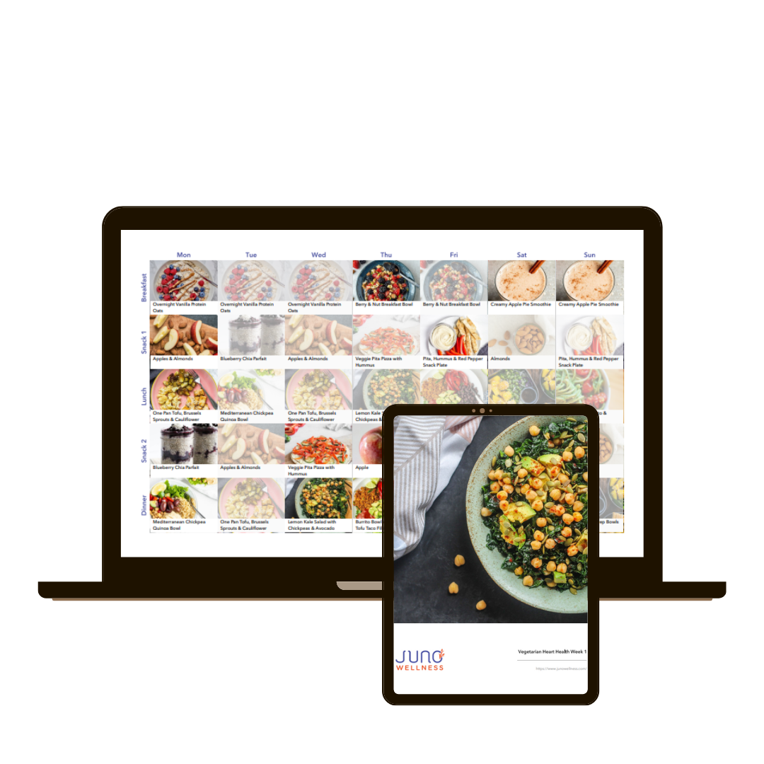 Vegetarian Heart Healthy Meal Plan - 2 Weeks