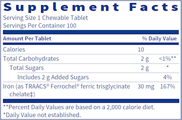 Chewable Iron Chelate