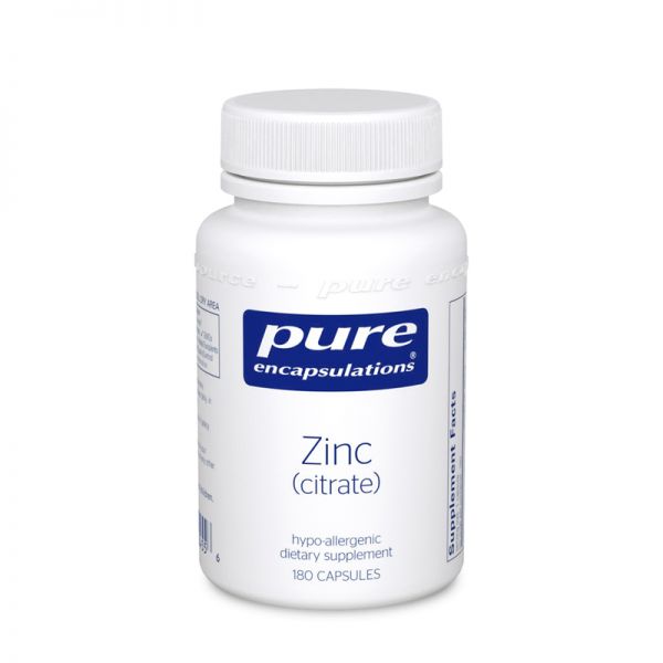 Zinc (citrate) 180 caps