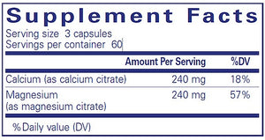 Calcium Mag (citrate) 80 mg 180 vcaps