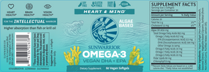 Omega Vegan DHA EPA 60 softgels