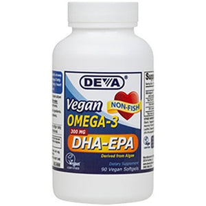 Vegan Omega-3 DHA-EPA 300mg 90 gels