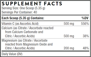 Cal-Mag Citrate Effervescent Powder