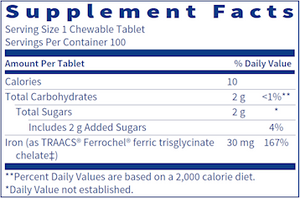 Chewable Iron Chelate