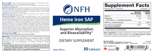 Heme Iron SAP 30 caps