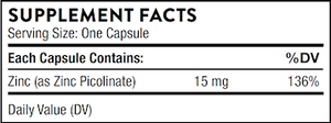 Zinc Picolinate 15 mg